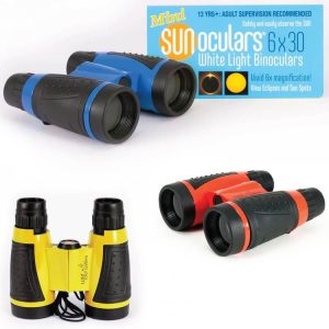 image showing the three different colors of mini sunoculars 6x30