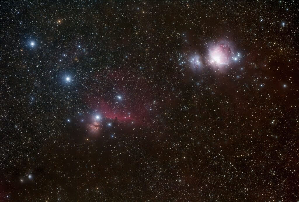 Orion Nebula, Canon 60Da, 100mm F2, stepped down to F4, by Hilmi Al-Kindy
