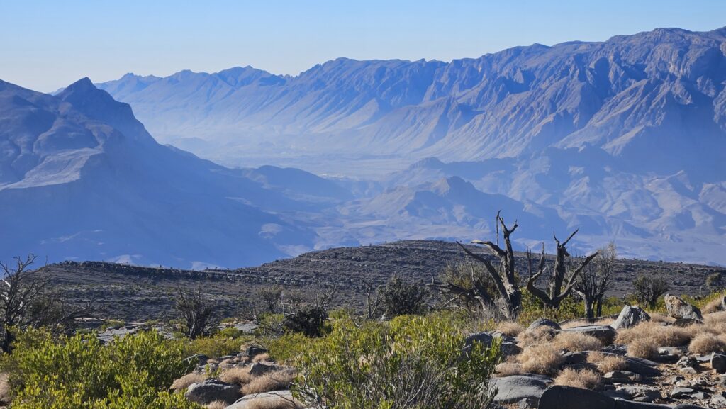 View from Selected the current selected site at 2300m altitude